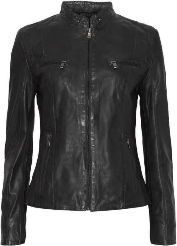 Btfcph Leather Jackets Zwart Dames