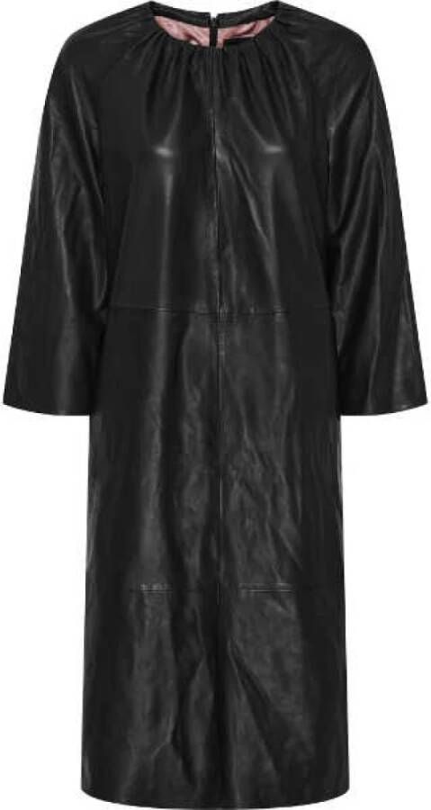 Btfcph Zwarte Lederen Jurk Black Dames
