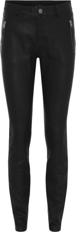 Btfcph Stijlvolle Stretch Pants Skins 100013-Nieuw Zwart W. Zilveren Acc. Black Dames