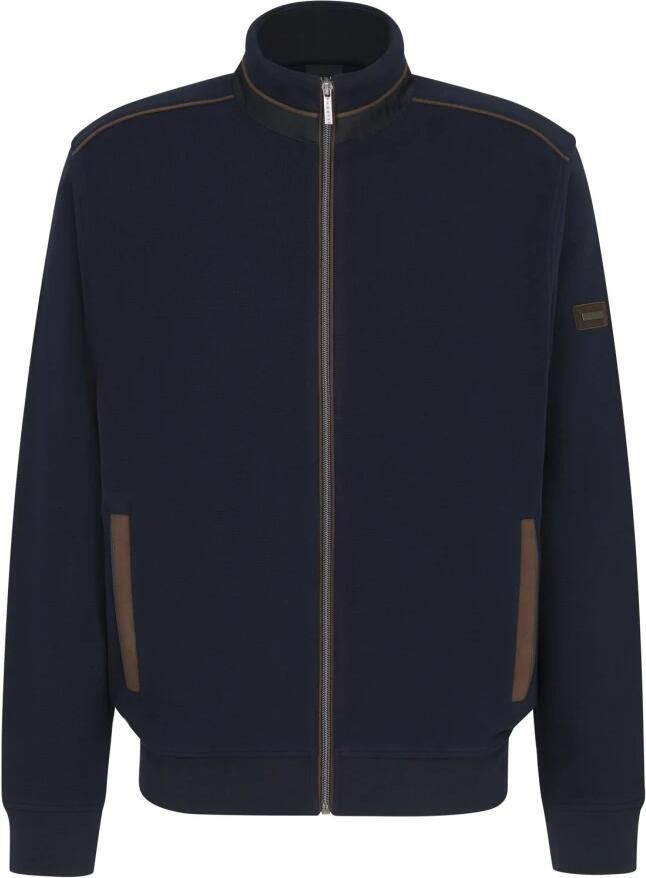 Bugatti Blauwe Vest Stijlvol Ontwerp Blue Heren