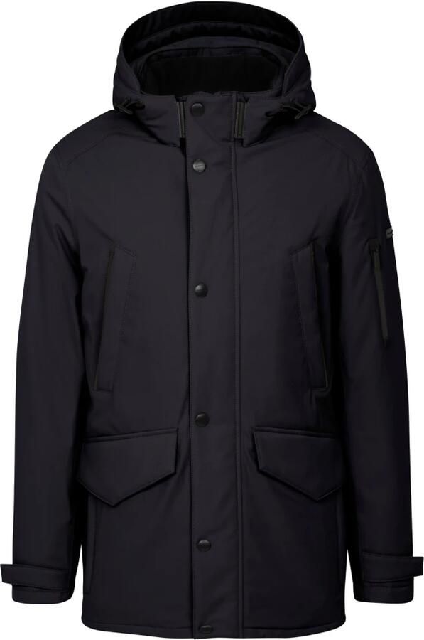 Bugatti Sportieve Parka met Afneembare Capuchon Blue Heren