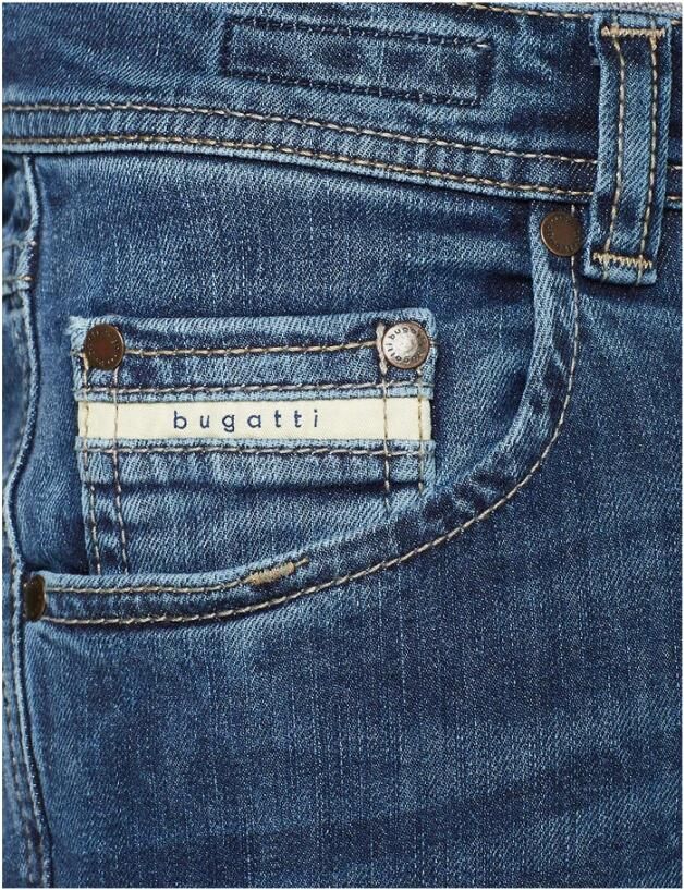 Bugatti 5-pocket jeans Band met riemlussen en zip-fly - Foto 2