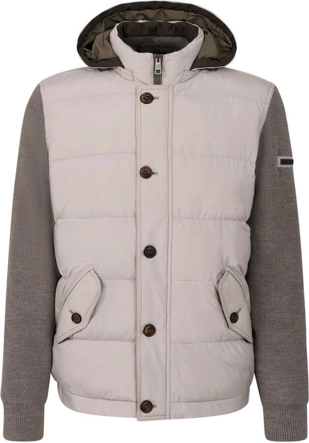 Bugatti Taupe Jassen voor Mannen Beige Heren