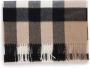 Burberry Beige Kasjmier Sjaal met Franjes Beige Unisex - Thumbnail 4