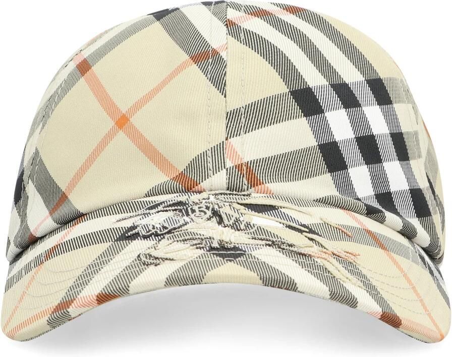 Burberry Groene Baseballpet Heren Accessoires Beige Heren