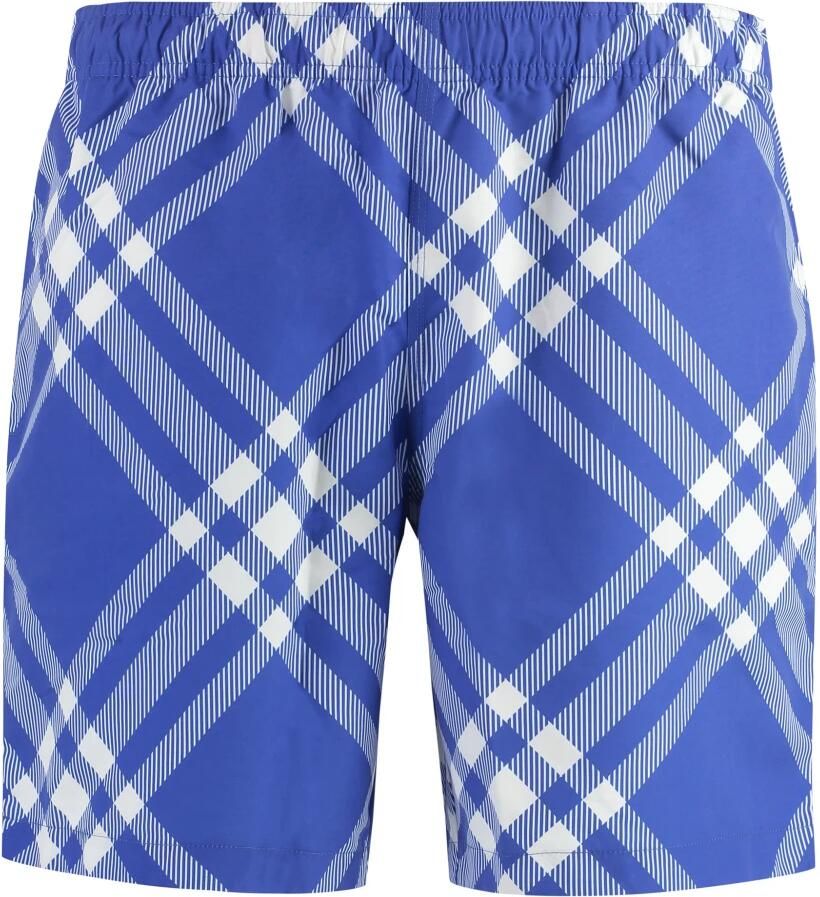 Burberry Bedrukte zwembroek met motief Blue Heren
