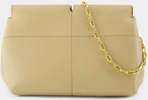 Burberry Clutches Small Snip Clutch Leather Beige in beige - Foto 4