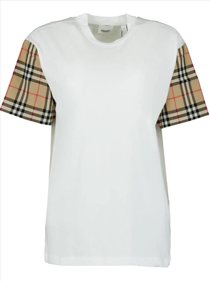 Burberry Vintage Puff Oversize T-Shirt White Dames - Foto 2
