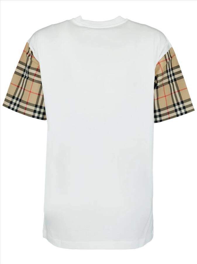 Burberry Vintage Puff Oversize T-Shirt White Dames - Foto 3