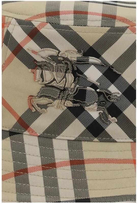 Burberry Check Bucket Hat met Equestrian Knight Multicolor - Foto 2