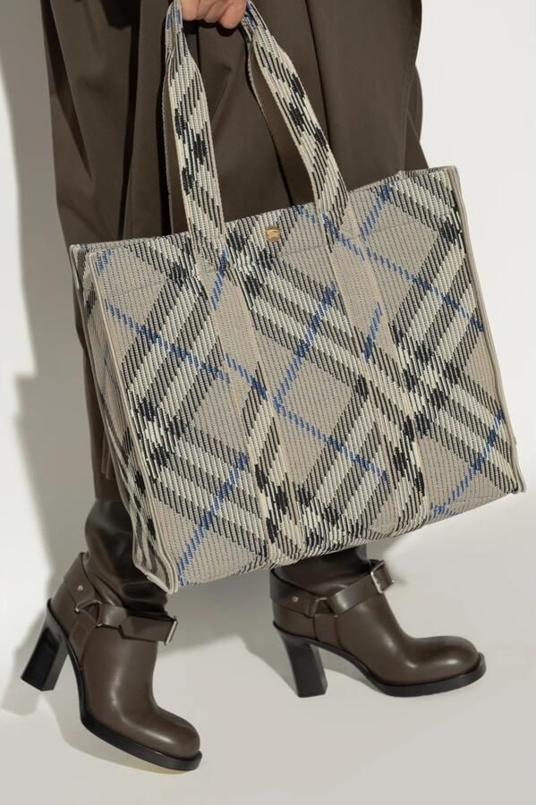 Burberry Iconische Schoudertas met Ruitpatroon Multicolor Dames - Foto 8