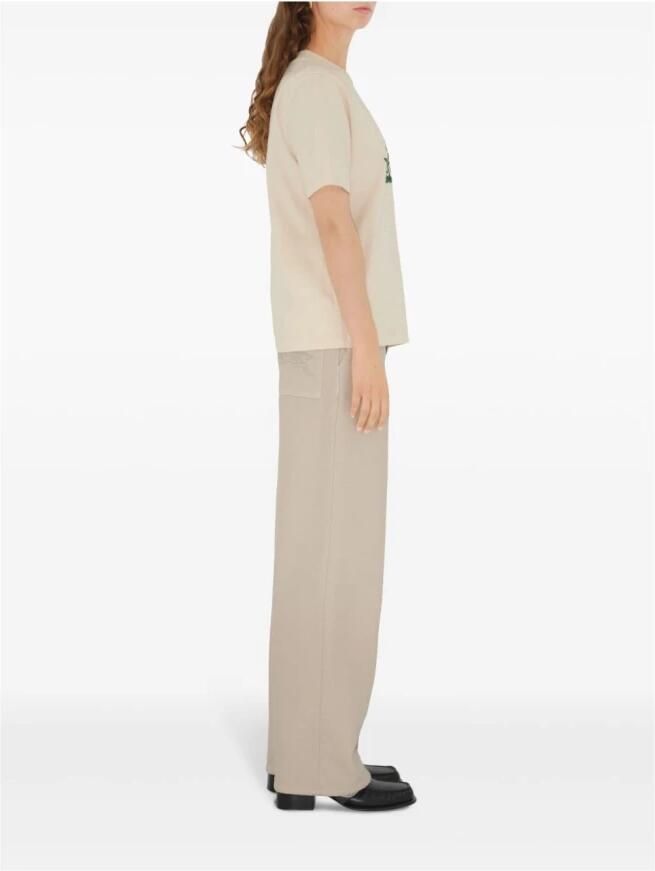 Burberry Overhemd Flower Graphic T-shirt met korte mouwen en ronde hals - Foto 4