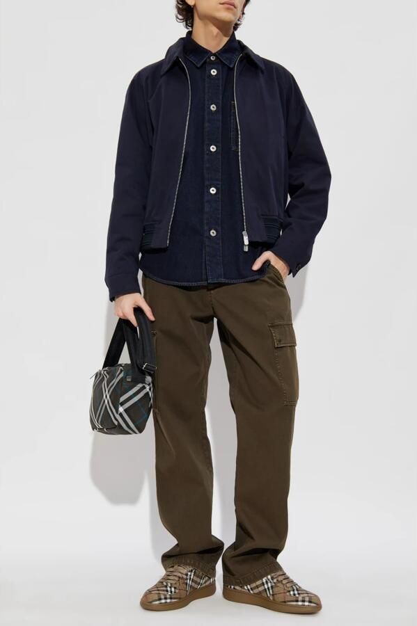 Burberry Cargo Broek met Relaxte Pasvorm Green Heren - Foto 2