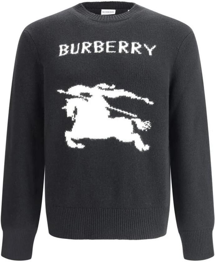 Burberry Luxe Zwarte Sweatshirt voor Stijlvolle Mannen Black Heren - Foto 5