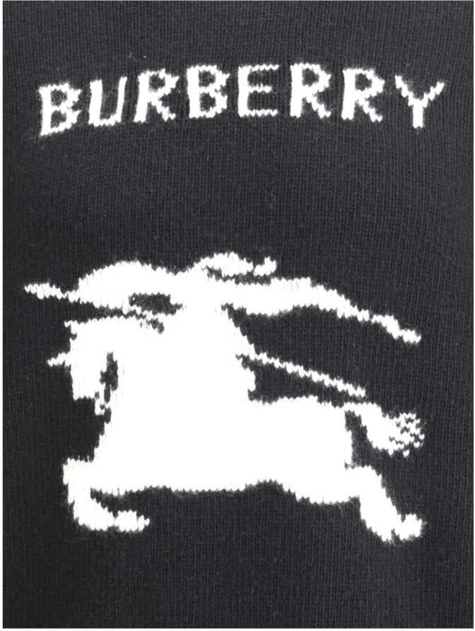 Burberry Luxe Zwarte Sweatshirt voor Stijlvolle Mannen Black Heren - Foto 4