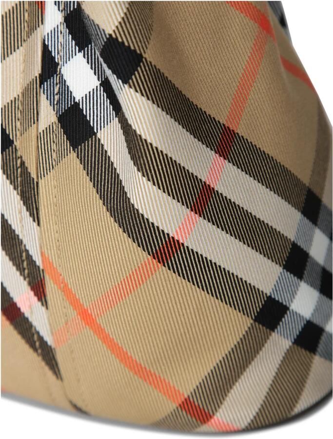 Burberry Katoenen emmertas met trekkoordsluiting Beige Dames - Foto 2