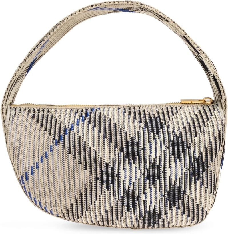 Burberry Crossbody bags Knit Baguette Purse Nylon Neutral in beige - Foto 2
