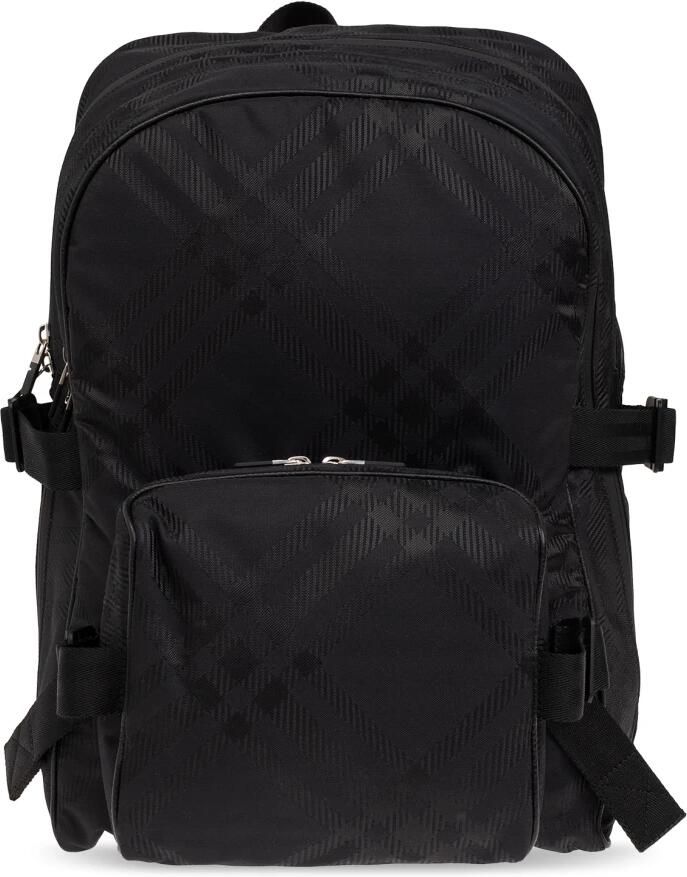 Burberry Stijlvolle Nylon Rugzak met Verstelbare Band Black Heren - Foto 6