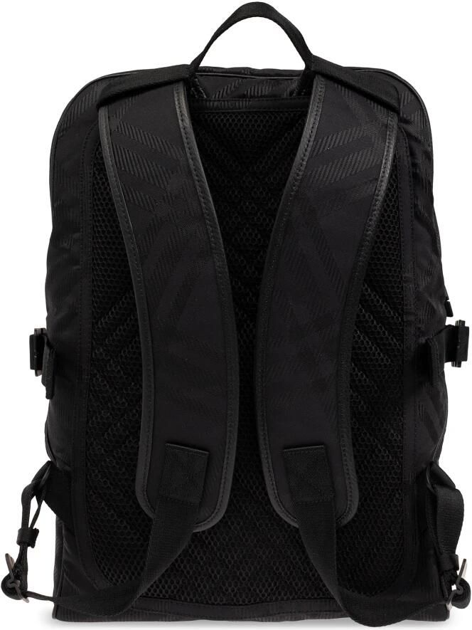 Burberry Stijlvolle Nylon Rugzak met Verstelbare Band Black Heren - Foto 3