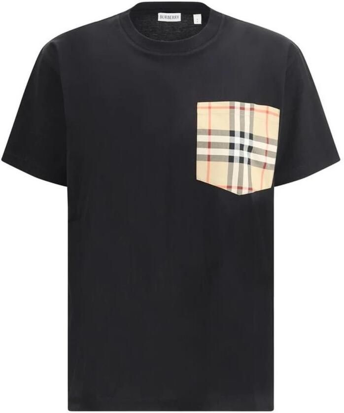 Burberry Geruite zak T-shirt met Applique Black Dames - Foto 3