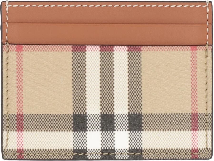 Burberry Portemonnee Iconische kaarthouder met ruitpatroon en dubbele kaartsleuven - Foto 7
