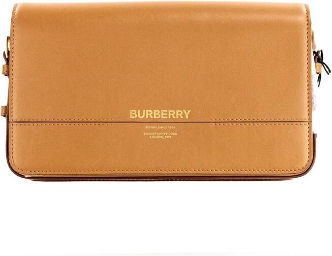 Burberry Grace Small Flap Crossbody Clutch Portemonnee Brown Dames