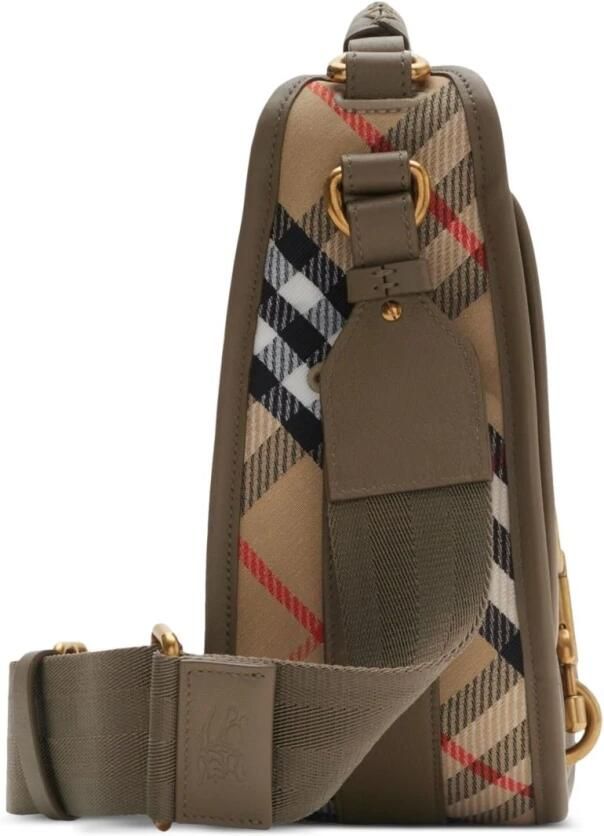 Burberry Hobo bags Small B-Clip Messenger Crossbody Synthetic Bei in beige - Foto 4