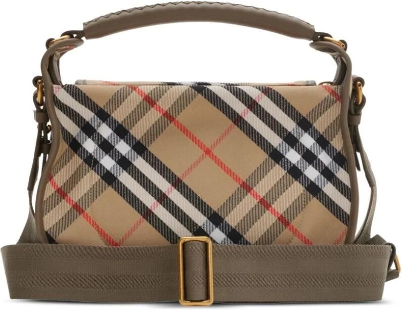Burberry Hobo bags Small B-Clip Messenger Crossbody Synthetic Bei in beige - Foto 5