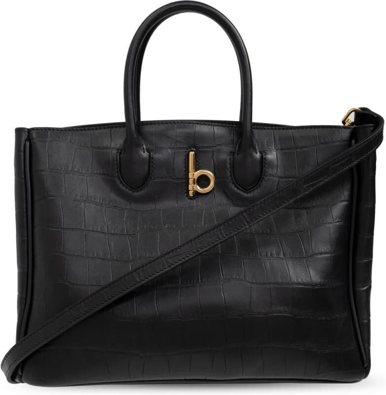 Burberry Shoppers & Totes Rocking Horse Tote Bag in zwart - Foto 6