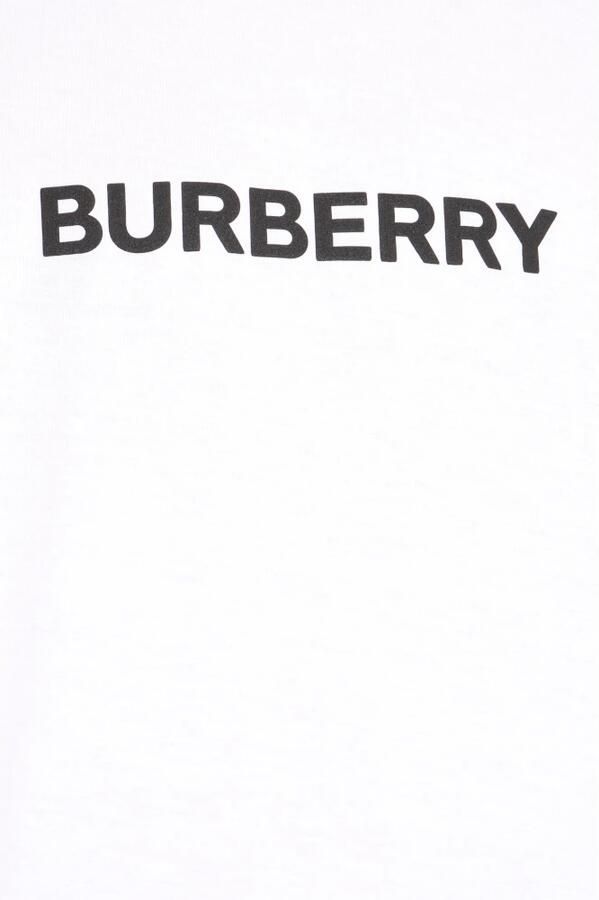 Burberry Witte T-shirts en Polos met 98% Katoen 2% Elastan White Heren - Foto 7