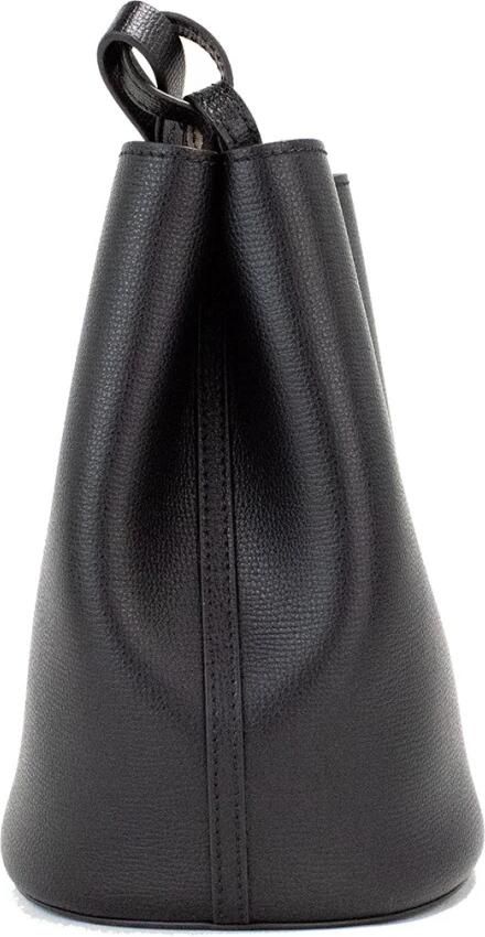 Burberry Kleine Haymarket Check Bucket Crossbody Tas Black Dames - Foto 3