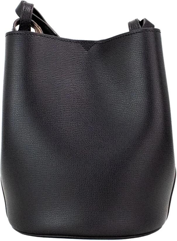 Burberry Kleine Haymarket Check Bucket Crossbody Tas Black Dames - Foto 2