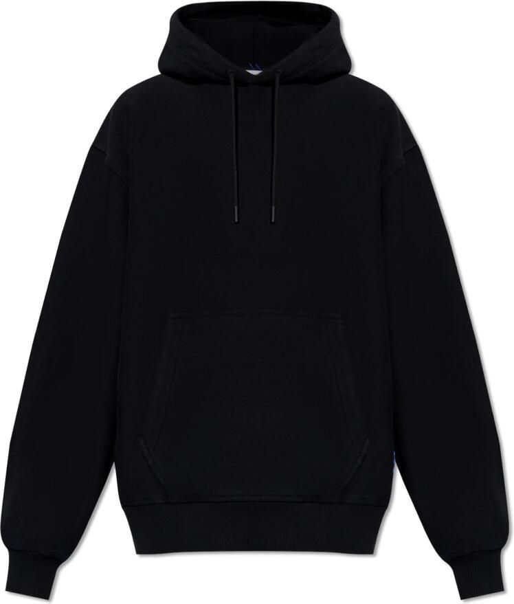 Burberry Zwarte Sweaters met Equestrian Knight Design Black Heren - Foto 5