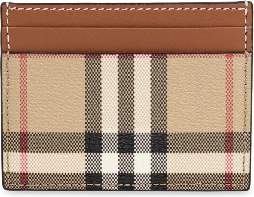 Burberry Portemonnee Iconische kaarthouder met ruitpatroon en dubbele kaartsleuven - Foto 4