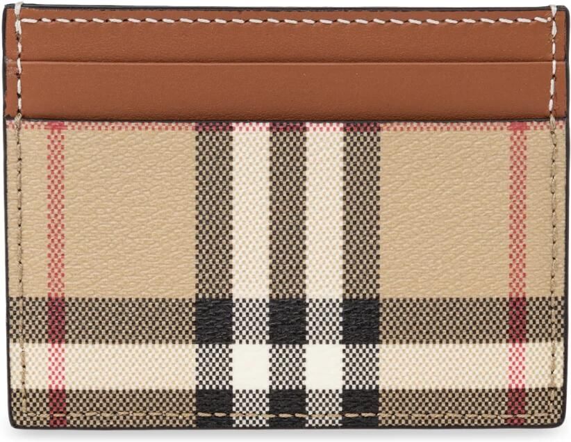 Burberry Portemonnee Iconische kaarthouder met ruitpatroon en dubbele kaartsleuven - Foto 3