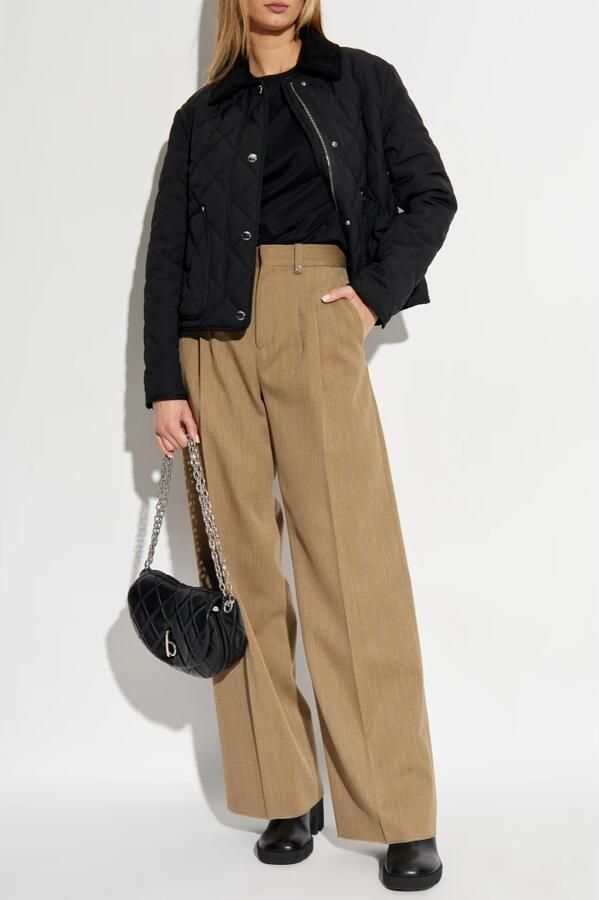 Burberry Casual katoenen T-shirt met elegante afwerking Black Dames - Foto 2