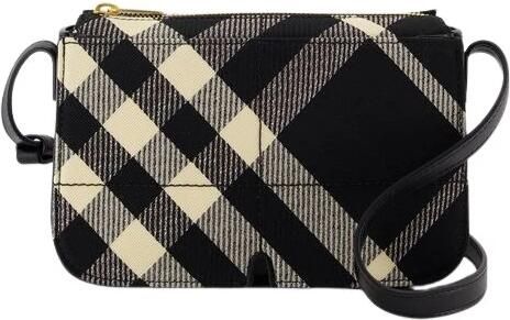 Burberry Hobo bags Snip Small Crossbody Synthetic Black in zwart