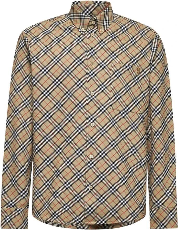 Burberry Sweater Geruit overhemd met lange mouwen voor vrouwen