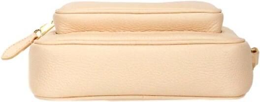 Burberry Korrelig leren cameratas Crossbody tas Beige Dames - Foto 5