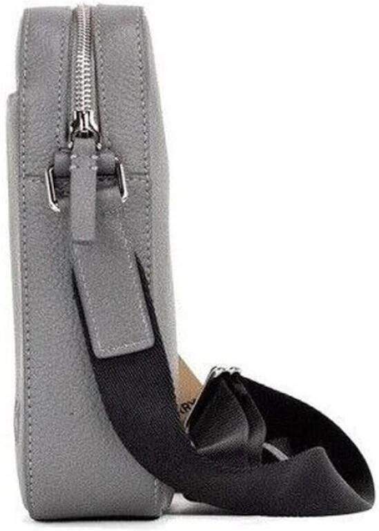 Burberry Klein Grijs Geëmbosseerd Logo Crossbody Tas Gray Dames - Foto 3
