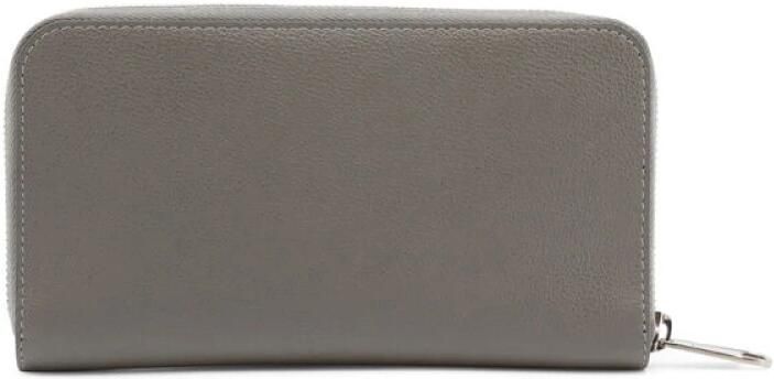 Burberry Leren Ritsportemonnee Stijlvol en Functioneel Grijs Dames
