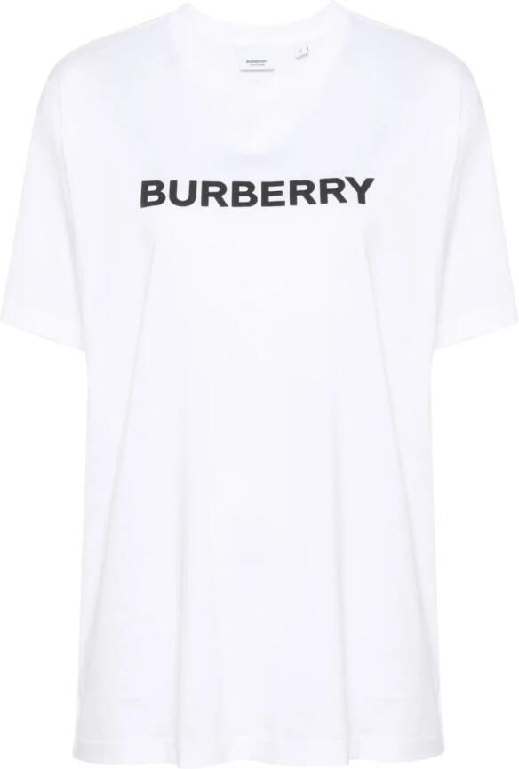 Burberry Witte T-shirts en Polos met 98% Katoen 2% Elastan White Heren - Foto 9