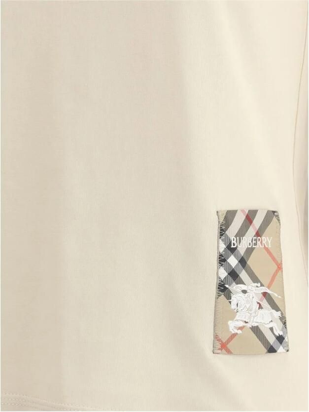 Burberry Beige Cavalier T-shirt Lente-Zomer 2025 Beige Dames - Foto 5
