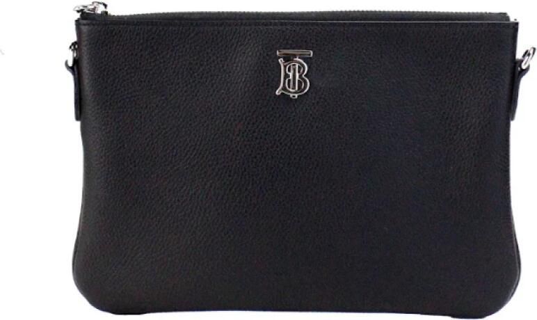 Burberry Monogram Zwart Crossbody Tas Portemonnee Black Dames - Foto 5