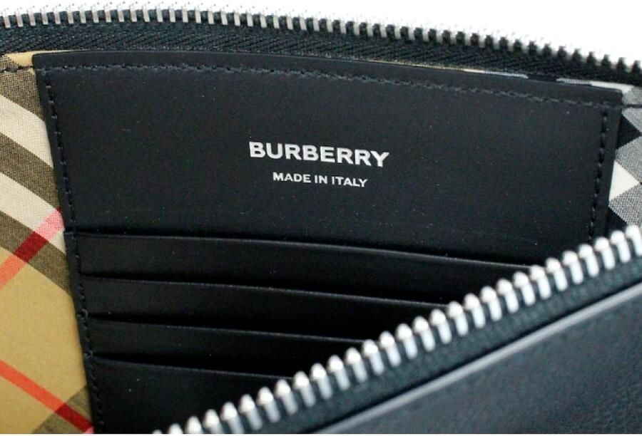 Burberry Monogram Zwart Crossbody Tas Portemonnee Black Dames - Foto 2