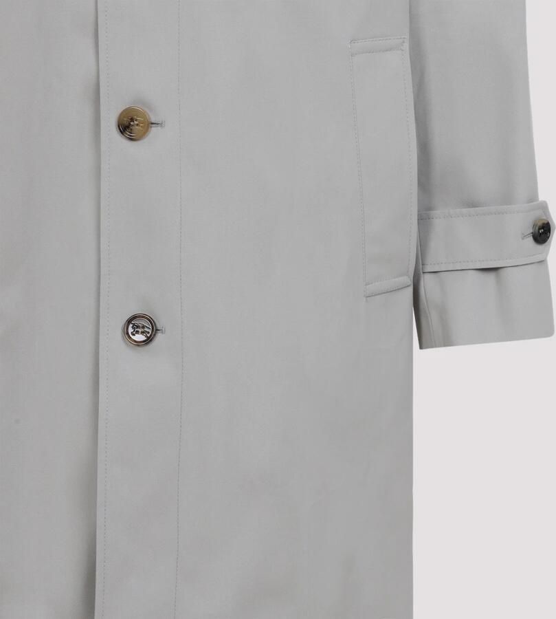 Burberry Klassieke Katoenen Jas met Ruitvoering Gray Heren - Foto 2