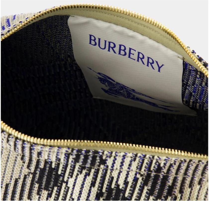 Burberry Nylon Schoudertas Neutraal Lichen Multicolor Dames