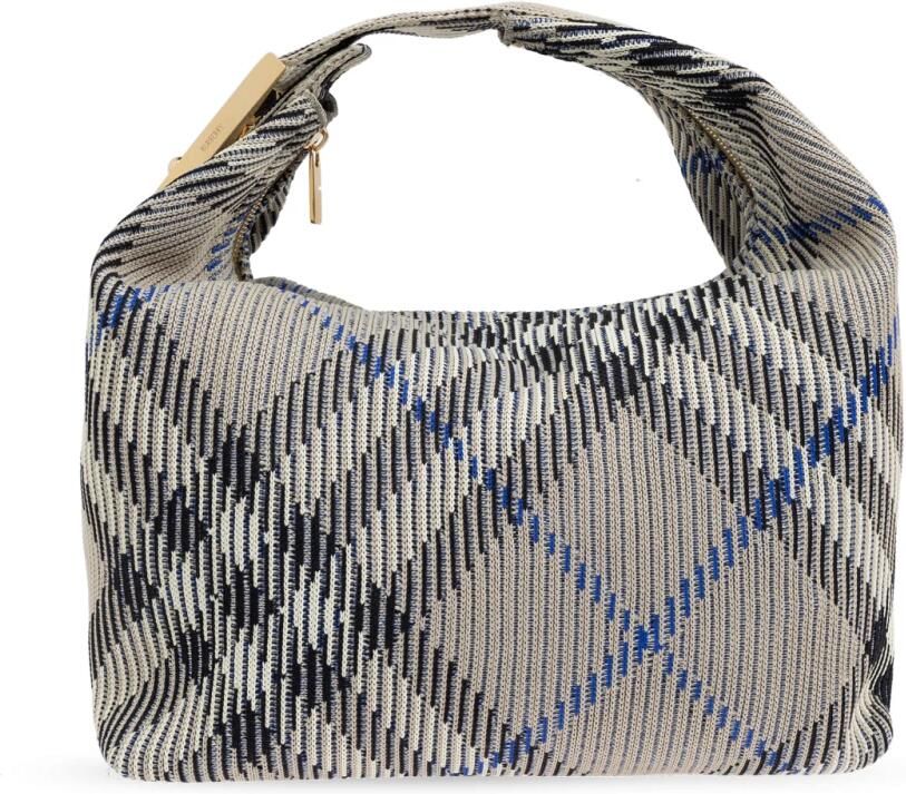 Burberry Nylon Schoudertas Neutraal Lichen Multicolor Dames - Foto 10