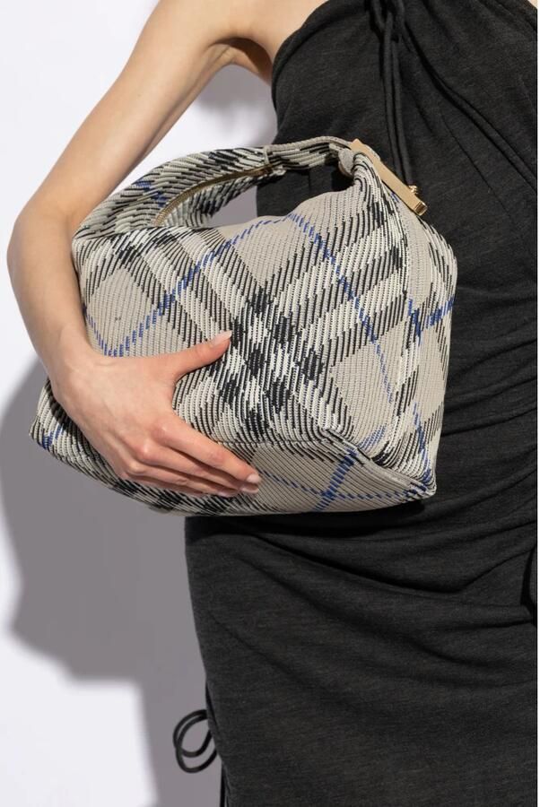 Burberry Nylon Schoudertas Neutraal Lichen Multicolor Dames - Foto 6