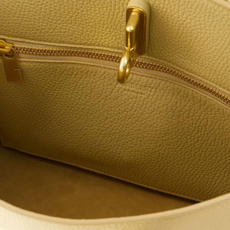 Burberry Totes & shoppers Small Rocking Horse Shopper Bag Leather Beige in bruin - Foto 2